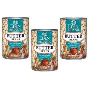 Eden Foods Butter Beans Organic - Case Of 12 - 15 Oz.