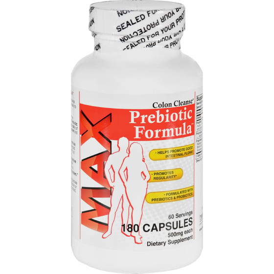 Health Plus Prebiotic Formula Colon Cleanse Max 180 Capsules