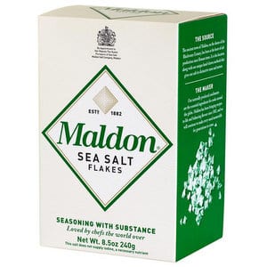 Maldon Flakes - Sea Salt - Case Of 12 - 8.5 Oz.