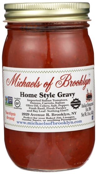 Michaels Of Brooklyn: Sauce Gravy Home Style, 16 Oz