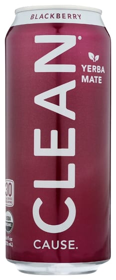 Clean Cause: Tea Yrba Mte Sprk Blkbrry, 16 Fo
