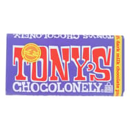 Tony's Chocolonely - Bar Chocolate Dk Pretzl Toffee - Case Of 15 - 6.35 Oz