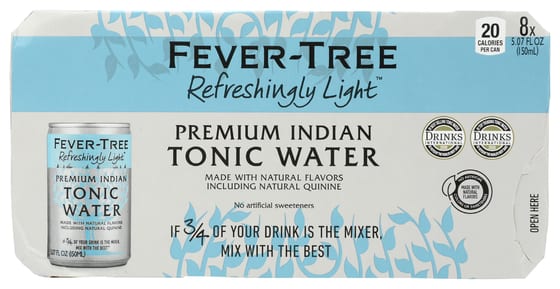Fever Tree: Soda Tonic Water Lte 8pk, 40.56 Fo