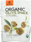 Gaea North America Olives Green Snack Pack Organic, 2.3 Oz