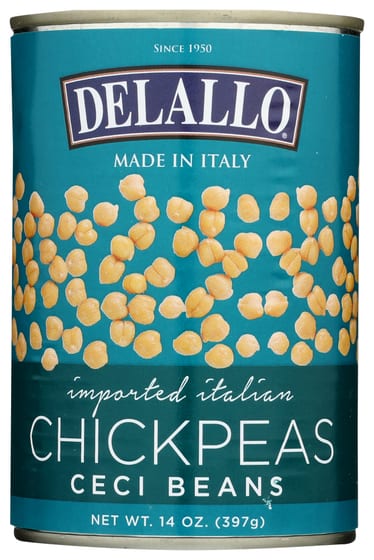 Delallo Bean Chick Peas, 14 Oz