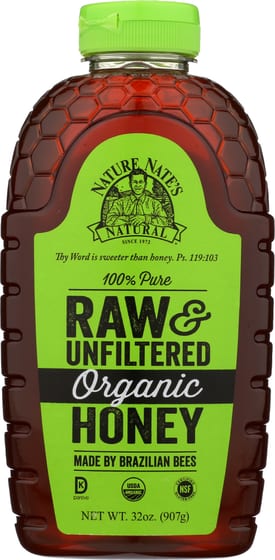 Nature Nates Organic Honey, 32 Oz