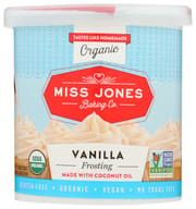 Miss Jones Baking Co: Frosting Vanilla Org, 11.29 Oz