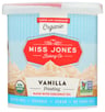 Miss Jones Baking Co: Frosting Vanilla Org, 11.29 Oz