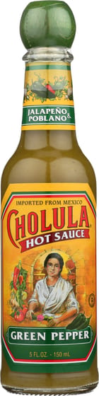 Cholula Green Pepper Hot Sauce, 5 Oz