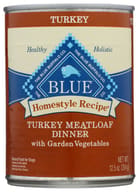 Blue Buffalo: Homestyle Recipe Adult Dog Food Turkey Meatloaf Dinner With Garden Vegetables, 12.50 Oz