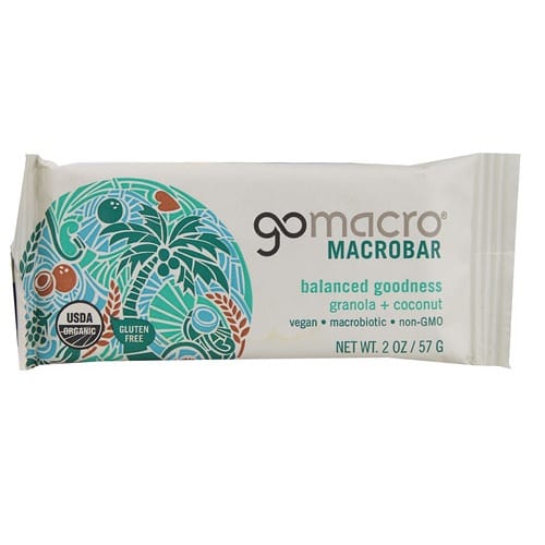 Gomacro Organic Macrobar - Granola With Coconut - 2 Oz Bars - Case Of 12