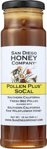 San Diego Honey Company: Pollen Plus Socal Honey, 12 Oz