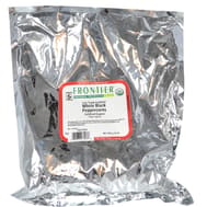 Frontier Herb Peppercorns Organic Fair Trade Certified Whole Black - Single Bulk Item - 1lb