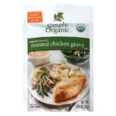 Simply Organic Seasoning Mix - Roasted Chicken Gravy - Case Of 12 - 0.85 Oz.