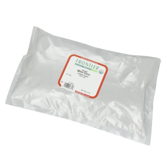 Frontier Herb Onion Organic White Chopped - Single Bulk Item - 1lb