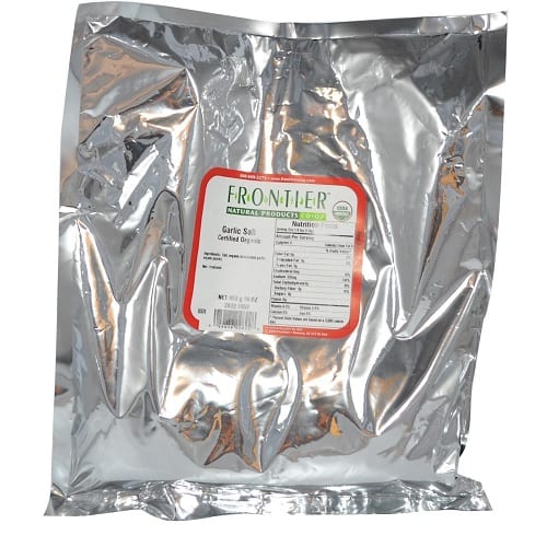 Frontier Herb Salt Garlic - Single Bulk Item - 1lb