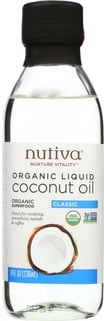 Nutiva: Organic Liquid Coconut Oil, 8 Oz