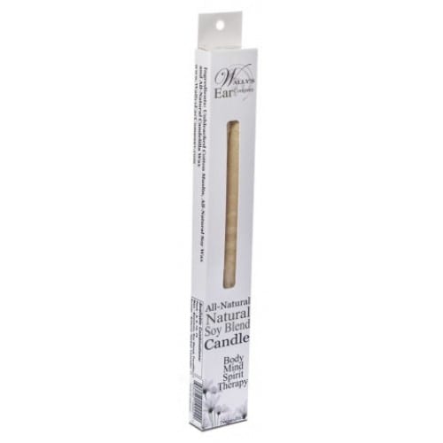 Wally's Natural Products Plain Paraffin Ear Candles - 2 Candles