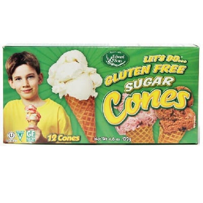 Let's Do Ice Cream Cones - Sugar - Case Of 12 - 4.6 Oz.