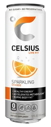 Celsius: Live Fit Sparkling Orange, 12 Oz