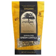 Truroots Organic Green Lentils - Sprouted - Case Of 6 - 10 Oz.