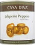 Casa Diva Jalapeno Pepper Sliced, 105 Oz