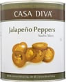 Casa Diva Jalapeno Pepper Sliced, 105 Oz