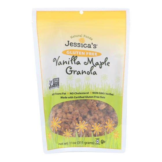 Jessica's Natural Foods Gluten Free Vanilla Maple Granola - Case Of 12 - 11 Oz