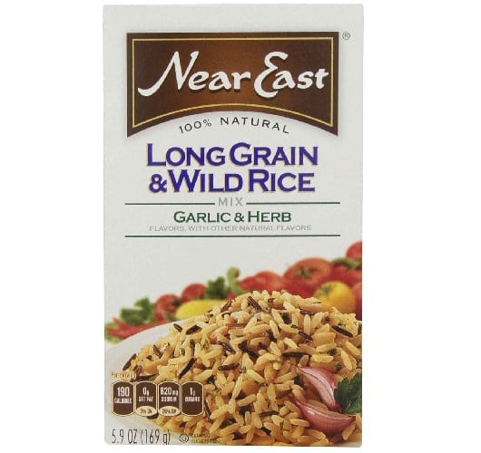 Near East Long Grain & Wild Rice - Garlic - Case Of 12 - 5.9 Oz