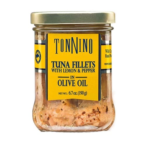 Tonnino: Tuna Fillets With Lemon & Peppers In Olive Oil, 6.7 Oz
