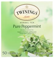 Twining Tea: Pure Peppermint Herbal Tea, 50 Bg