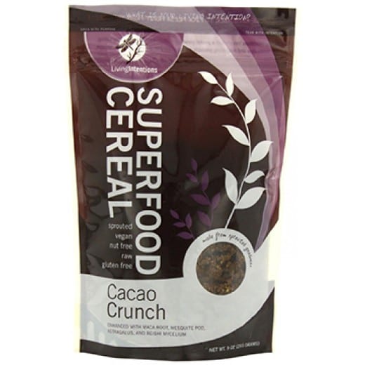 Living Intentions Cereal - Organic - Superfood - Cacao Crunch - 9 Oz - Case Of 6