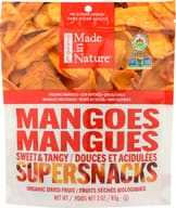 Made In Nature: Organic Mangoes Dried & Unsulfured, 3 Oz
