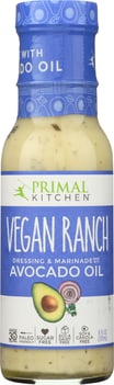 Primal Kitchen Dressing & Marinade Vegan Ranch Avocado Oil, 8 Oz