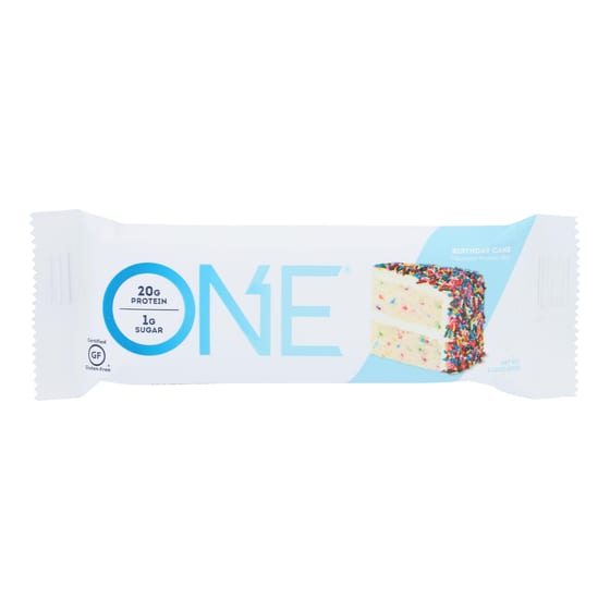 One Birthday Cake Flavored Protein Bar - Case Of 12 - 60 Grm