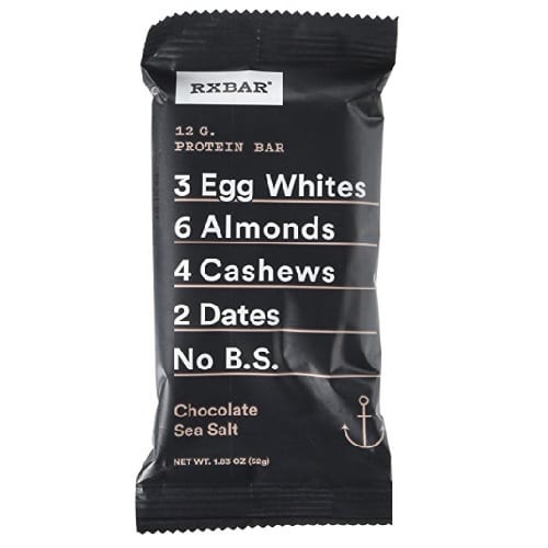 Rxbar - Protein Bar - Chocolate Sea Salt - Case Of 12 - 1.83 Oz.