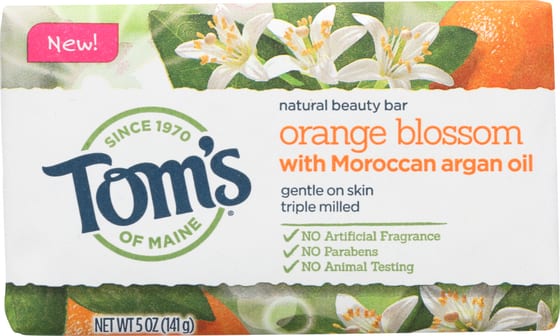 Toms Of Maine: Soap Bar Orange Blossom, 5 Oz