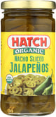 Hatch Organic Nacho Sliced Jalapenos, 12 Oz