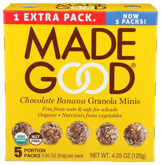 Madegood: Org Granola Mini Choc Bn, 4.25 Oz