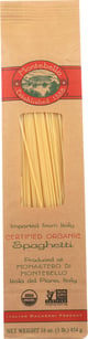 Montebello: Pasta Artisan Spaghetti, 16 Oz