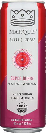 Marquis Super Berry Energy Drink, 12 Oz