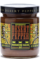 Desert Pepper: Salsa Xxx Rstd Habanero, 16 Oz