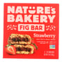 Nature's Bakery Stone Ground Whole Wheat Fig Bar - Strawberry - Case Of 6 - 2 Oz.