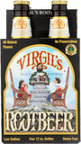 Virgils: Root Beer Micro Brewed No Preservatives 4 Pack, 48 Oz