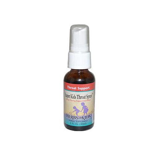Herbs For Kids Super Kid's Throat Spray Peppermint 1 Fl Oz