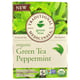 Traditional Medicinals Tea Organic Green Tea Peppermint (6x16 Bags)