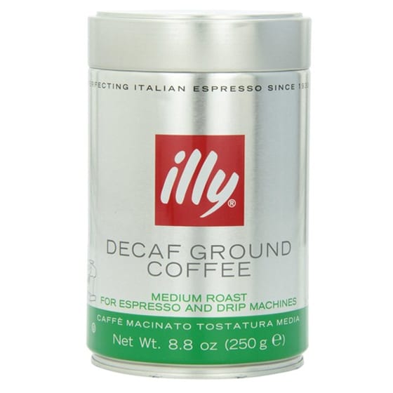 Illy Caffe Coffee Coffee - Espresso And Drip - Ground - Medium Roast - Decaf - 8.8 Oz - Case Of 6