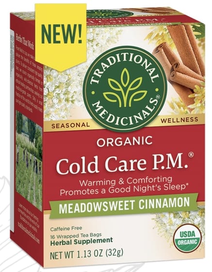 Traditional Medicinals: Tea Cold Care Pm, 16 Bg