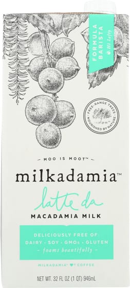 Milkadamia: Macadamia Milk Latte Da, 32 Oz