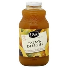 L & A Juice: Papaya Delight, 32 Oz